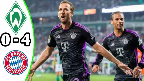 Werder Bremen vs Bayern Munich 0 - 4 (Bundesliga Goals & Highlights)