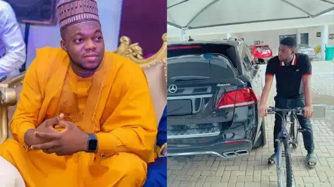 “I was depressed so I got a Benz” – Cute Abiola says as he acquires a new car amid alleged split with wife
