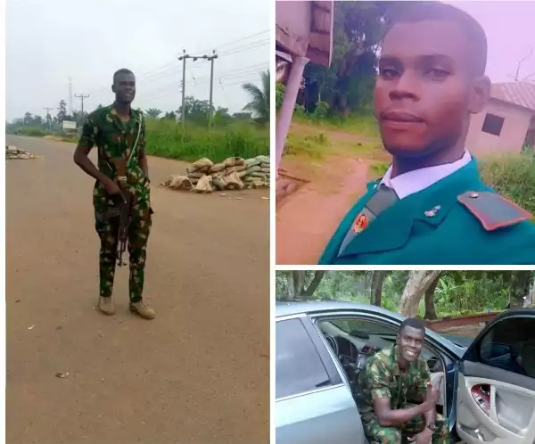Oh No! Nigerian Soldier Dies After Allegedly Falling Off Army Van On Way To Kaduna