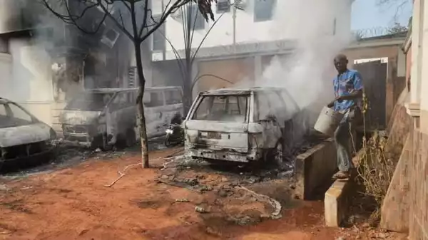 IPOB/ESN Burnt Down Home Of Ikenga Imo Uchechinyere In Akokwa Imo State