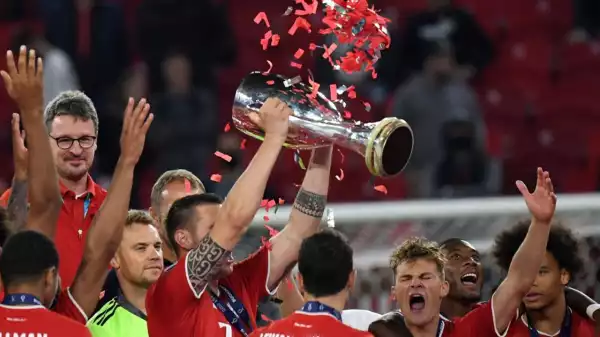 Javi Martinez Header Hands Bayern Munich UEFA Super Cup Victory