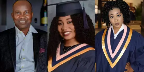 Double celebration for actor, Wale Akorede as his daughter graduates with Honours