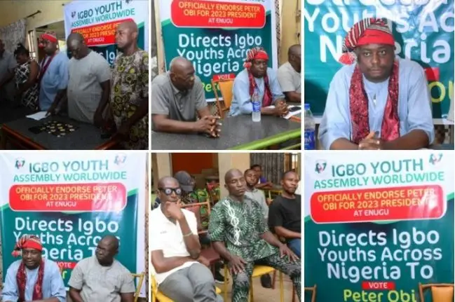Igbo Youth endorse Peter Obi, says he’s ideal president for Nigeria