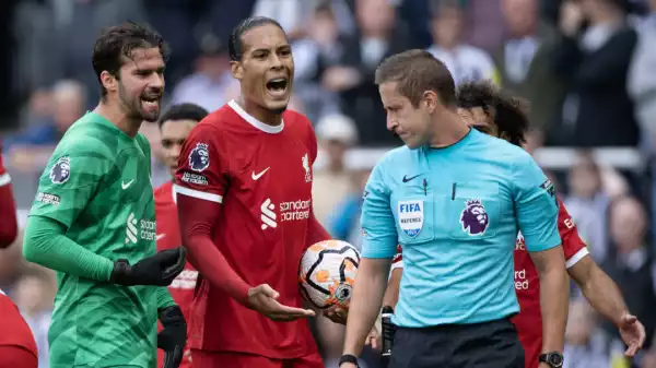 Virgil van Dijk receives further suspension over Newcastle red card