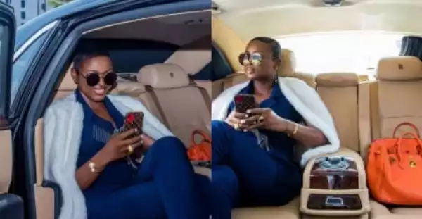 “If You Don’t Come From A Rich Family Let A Rich Family Come From You” – Ka3na Slays In Her Rolls Royce