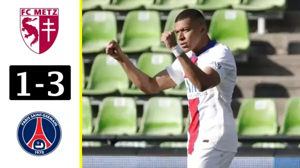 Metz vs PSG  1 - 3 (Ligue 1 Goals & Highlights 2021)