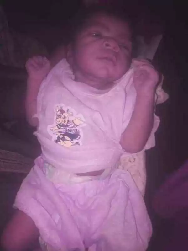 A Day-old Baby Girl Found Dumped In Katsina With A Note (Photos)