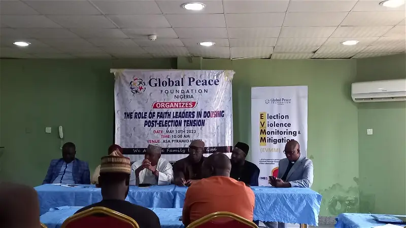 May 29: Group urges religious leaders, CSOs to eschew violence, uphold peace