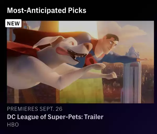 DC League of Super-Pets Sets HBO Max Release Date