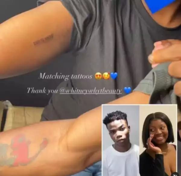 Lyta And His Baby Mama, Kemi Ayorinde Get Matching Tattoo Of Son’s Birthday