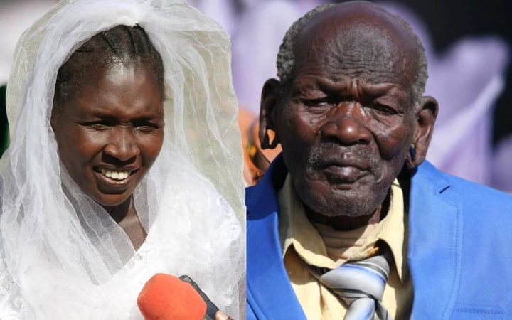99-year-old man marries his girlfriend, 40, after 20 years of dating