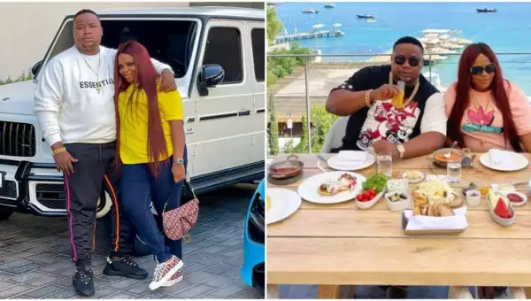 "Lovemaking Is Not Just Done On Your Matrimonial Bed” – Cubana Chief Priest Says As He Flaunts His Wife