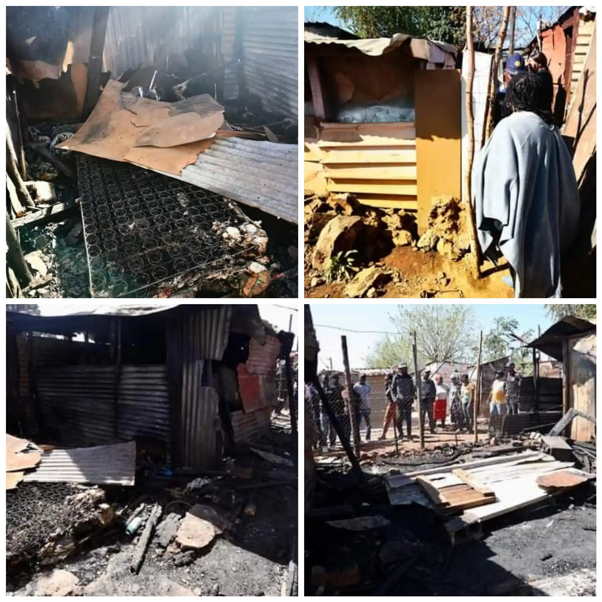 Five children die in shack fire while their mothers partied at drinking joint in South Africa