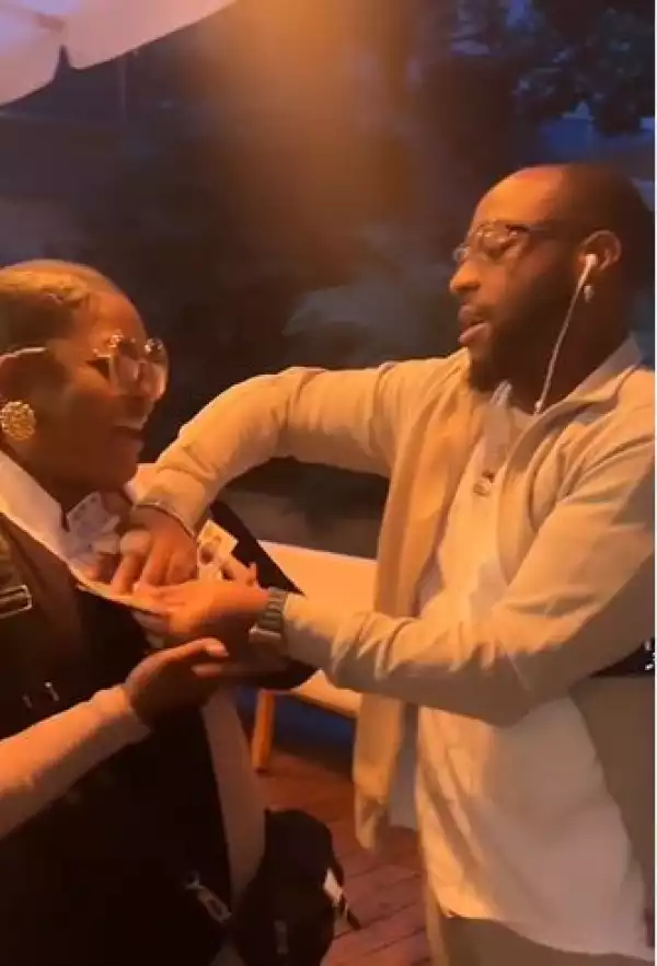 Davido Surprises Eniola Badmus With Early Birthday Gift (Video)