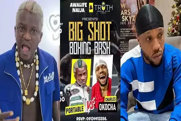 The Fight Was Rigged - Charles Okocha Blows Hot, Calls For A Rematch With Portable, Says Referee Incompetent