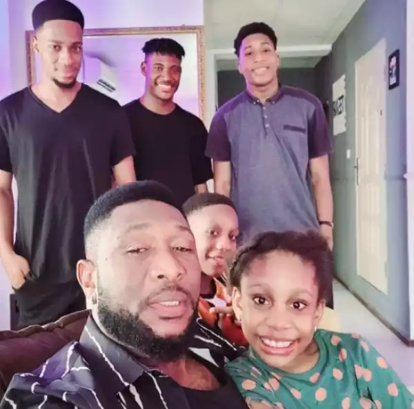 Tchidi Chikere Shares Adorable Photo Of His Children