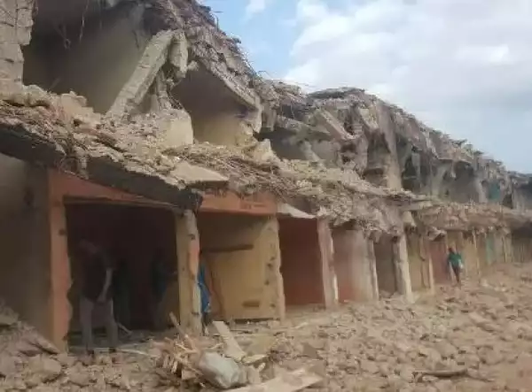 Rainfall: Tragedy As Man Dies While Protecting Son From Collapsed Building In Akure