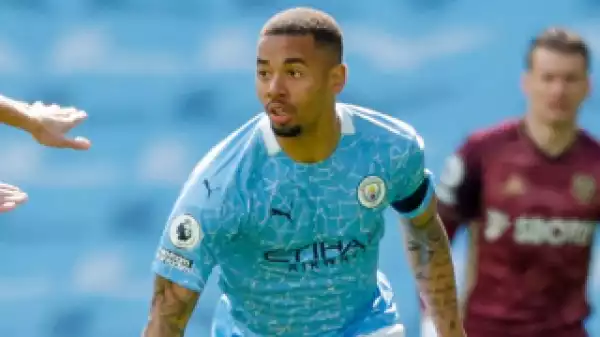 Man City striker Gabriel Jesus apologises for X-rated Brazil red card
