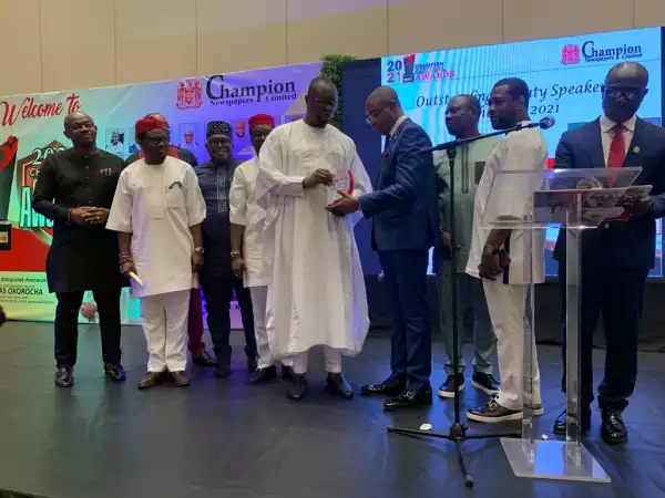 Abia Deputy Speaker Dedicates Champions Award To Governor Okezie Ikpeazu
