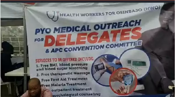 Osinbajo Support Group Offer Delegates Free Massage At APC Convention