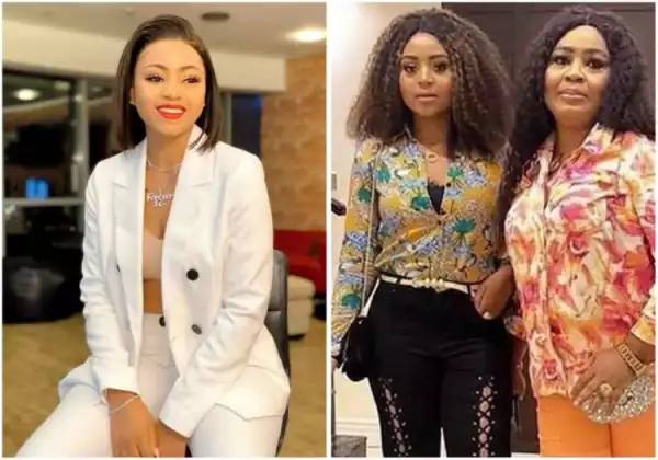 Regina Daniels’ Mother Seen Shaking Her Waist In A Hot Dance Probably After Ned Nwoko Sent Her ‘Something’