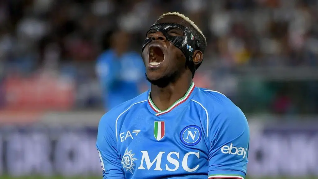 Serie A: Napoli boss happy with Osimhen’s display in win against Cagliari
