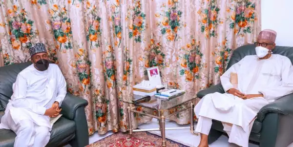 2023: President Buhari In Close Door Meeting With Rotimi Ameachi (PHOTOS)