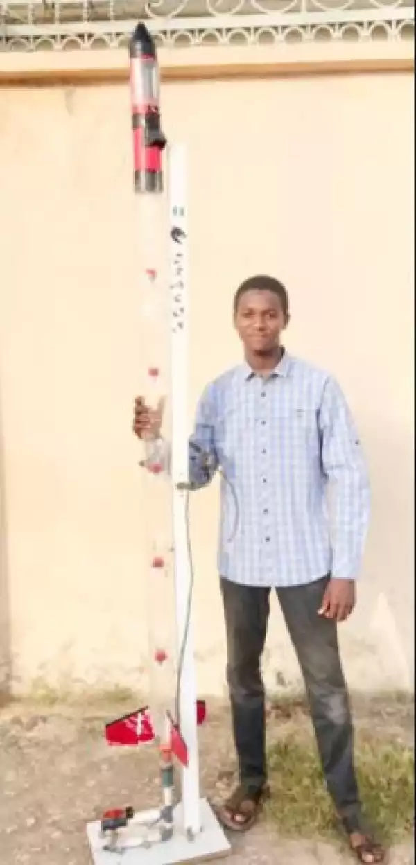 Meet Bilal Mustapha, The 18-Year-Old Nigerian Student Who Invented A Water-Powered Rocket