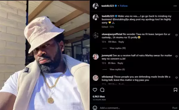 I’m Highly Sorry – Teebillz Makes U-turn, Apologizes For Supporting Naira Marley