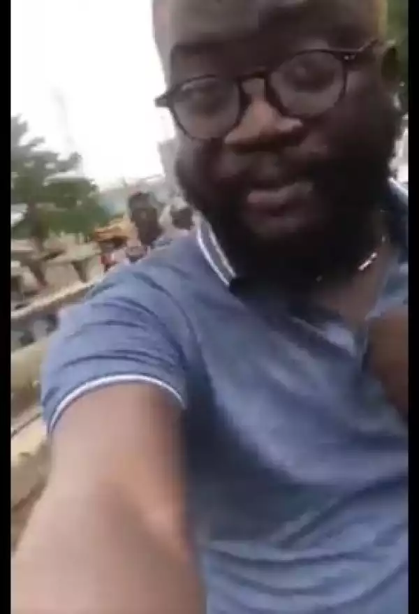 Drama As Man Angrily Confronts LASTMA Operatives For Driving ‘One-Way’ (Video)