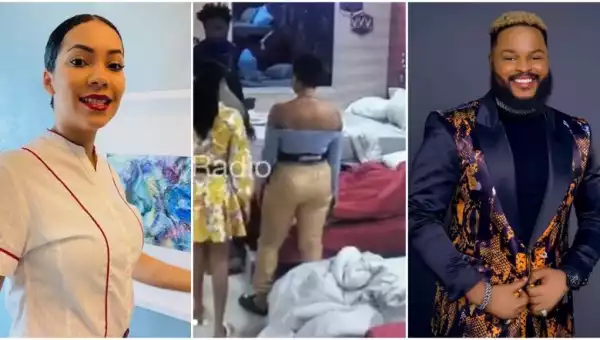 #BBNaija: “That’s Very Rude” – Housemates Caution Maria for Throwing Away Food WhiteMoney Served Her (Video)