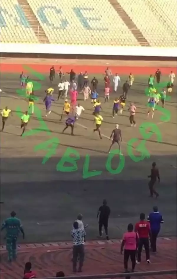 Shock As Referee Is Beaten To Coma By Irate Fans After A Football Game In Kogi State (Video)