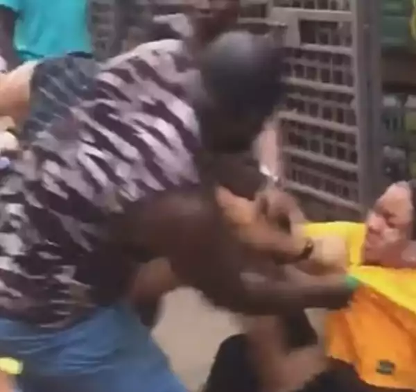 Slay Mamas Seen Reportedly Fighting Over A Man In Public (Video)