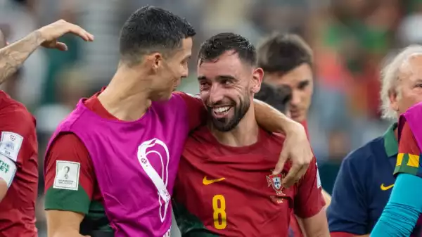 Bruno Fernandes discusses Cristiano Ronaldo being benched by Portugal