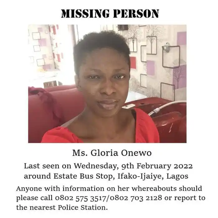 MISSING PERSON!! Have You Seen This Woman Around You? (See Photo)