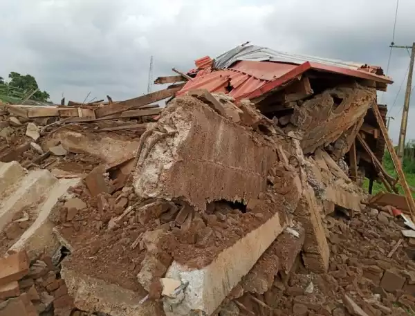 Storey Building Collapses In Ogun School (Photos)