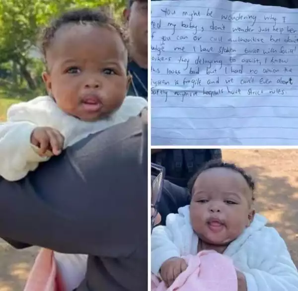 Baby Girl Found Dumped In South Africa With Note From Mother