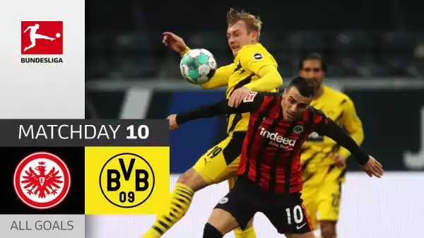 Frankfurt vs Dortmund 1 - 1 (Bundesliga Goals & Highlights)