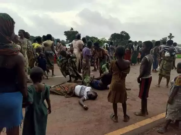Benue women protest killing of five, block highway