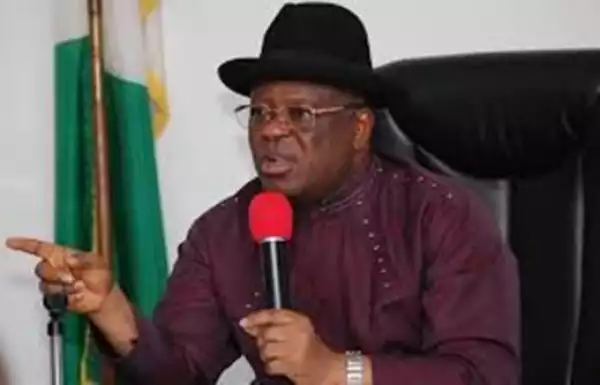 ‘You’re An Illiterate’ — Umahi Hits Wike For Saying He’s Behind His Sacking As Governor
