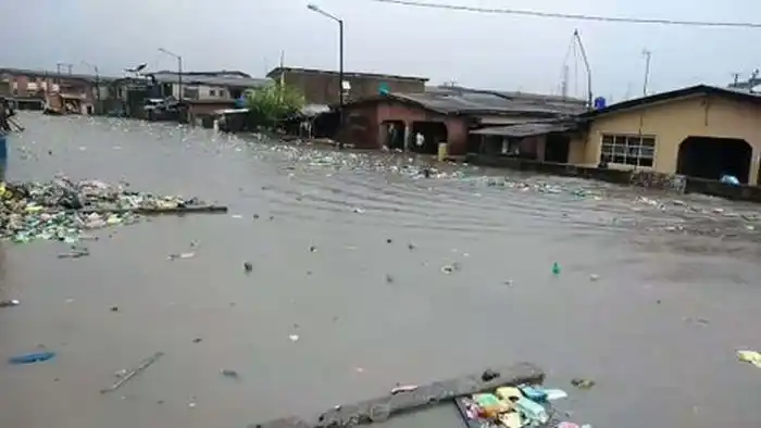 HEARTBREAKING!! Flood Sweeps Away 4-year-old Child In Lagos