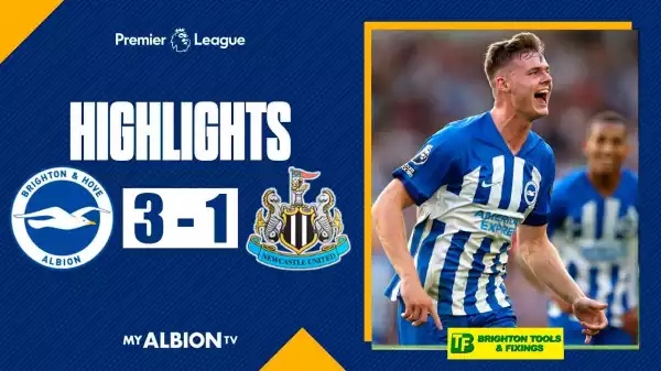Brighton vs Newcastle 3 - 1 (Premier League Goals & Highlights)