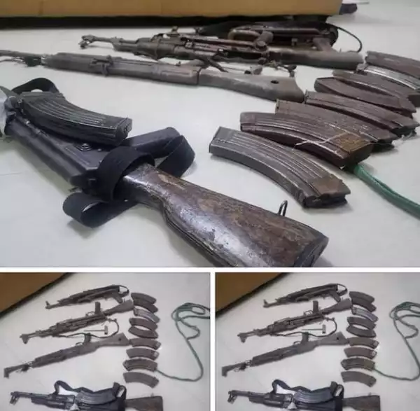 Police Recover Prohibited Firearms Hidden Near River In Bauchi