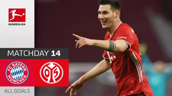 Bayern Munich vs Mainz 5 - 2 (Bundesliga Goals & Highlights)