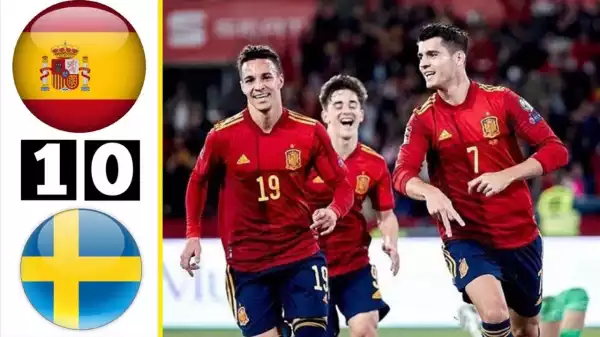 Spain vs Sweden 1 - 0 (2022 World Cup Qualifier Goals & Highlights)