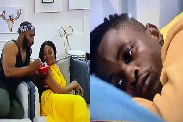 #BBNaija: See What Kiddwaya Did To Laycon In Erica’s Presence That Got Fans Talking