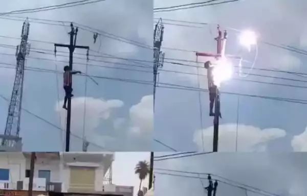 Man Electrocuted While Trying To Save Bird Trapped On A High Tension Wire