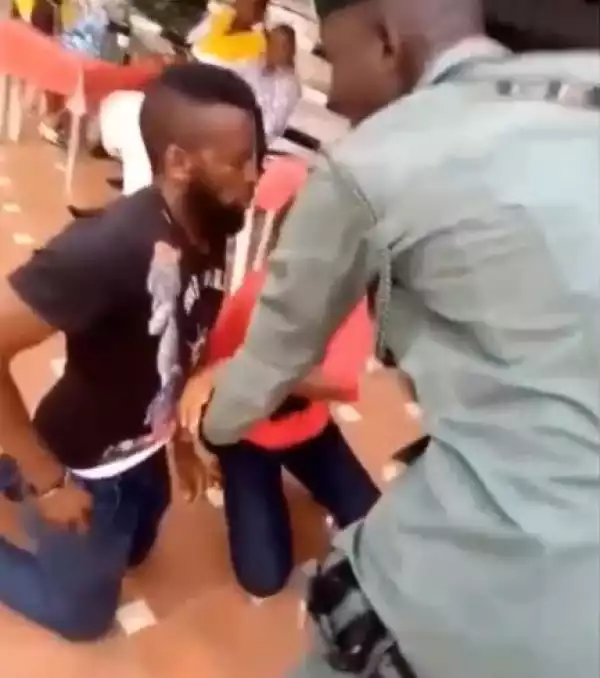 Lady Reacts As Boyfriend Gives Her A Surprise Proposal In Public (Video)
