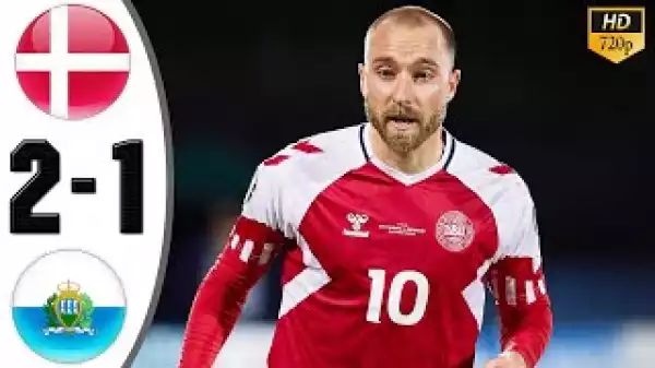 San Marino vs Denmark 1 - 2 (Euro Qualifiers Goals & Highlights)