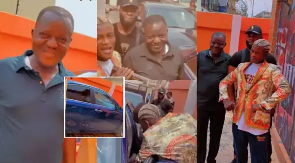 Singer, Portable Gifts His Father Brand New Car (Video)